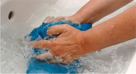 Washing Fabric by hand