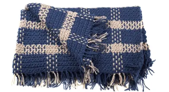 Crocheted Yarn Blanket
