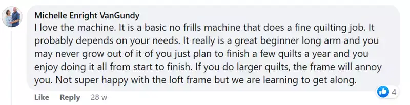 Handi Quilter Moxie Quilting Machine Review - Is it worth buying? 4 Handi Quilter Moxie review by Michelle Enright VanGundy