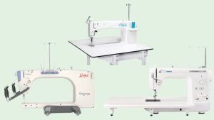 Types of long arm quilting machine