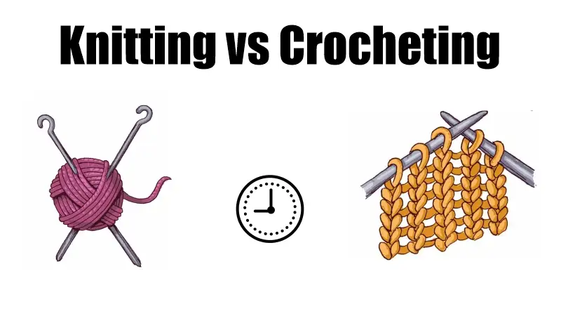 Knitting vs Crocheting which is faster